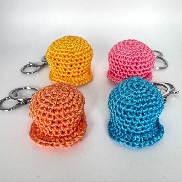 New Handmade mini baseball cap keychains $10each - Picture 2 of 4